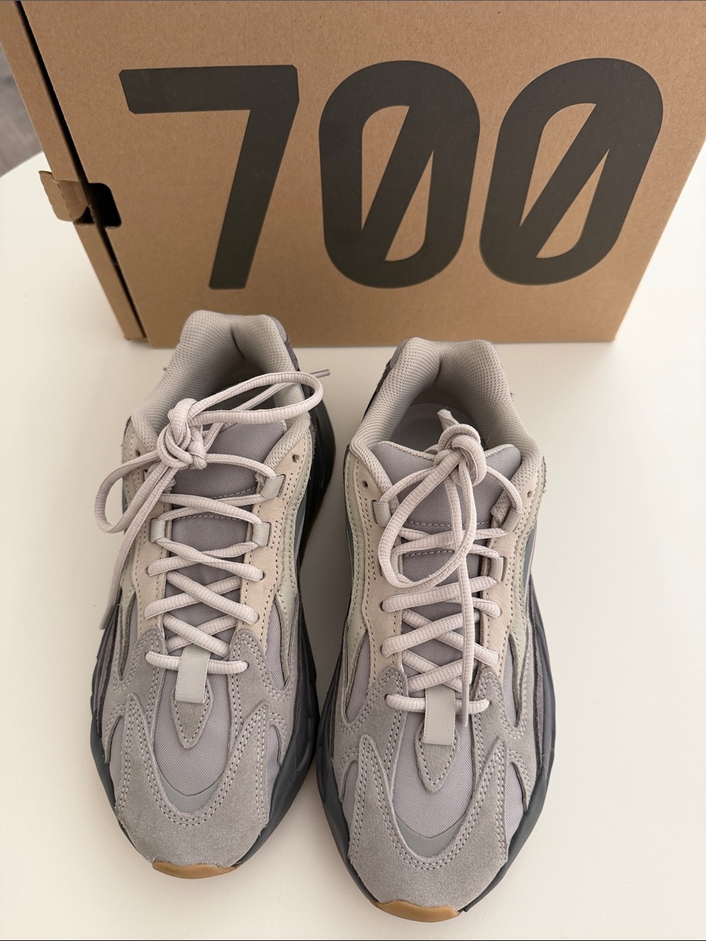 Yeezy 700 Men’s Sneakers — Light Grey and Dark Grey
